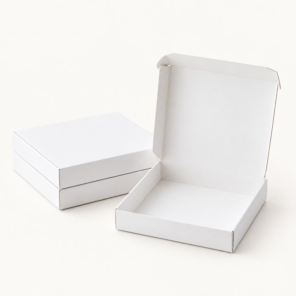 Boite pâtissière blanche hauteur 5 (pqt 50) (16x5)