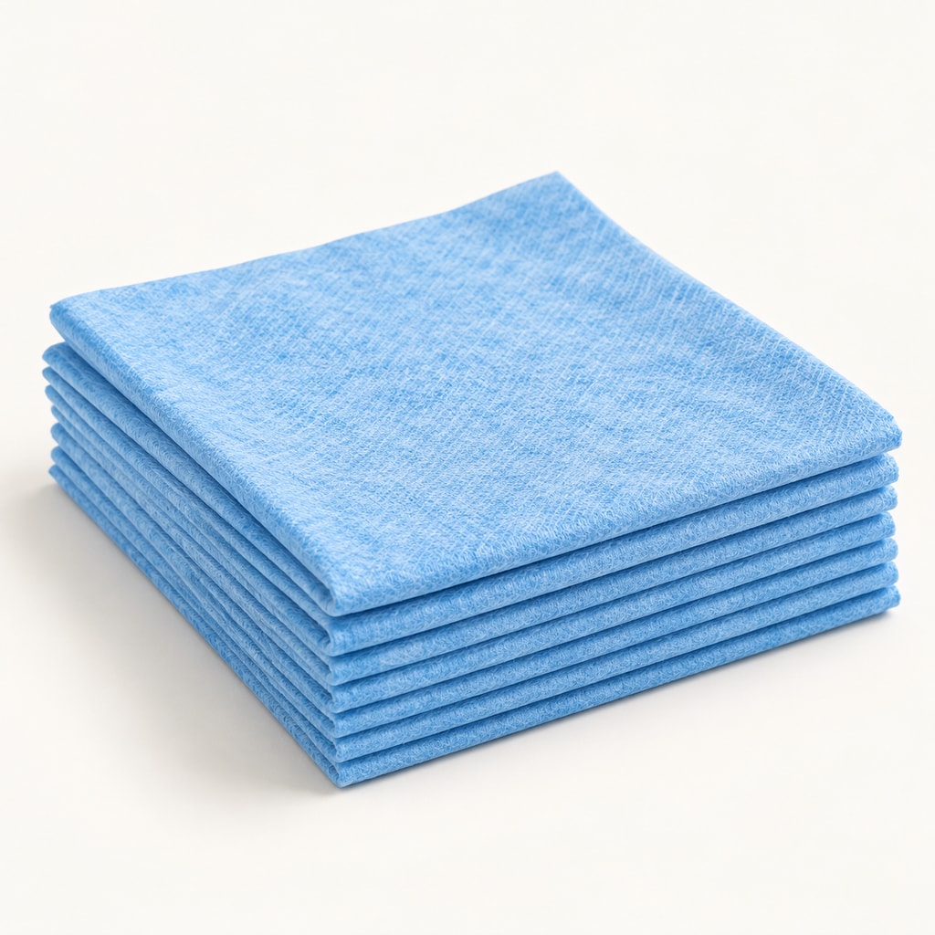 Lavette jetable bleue