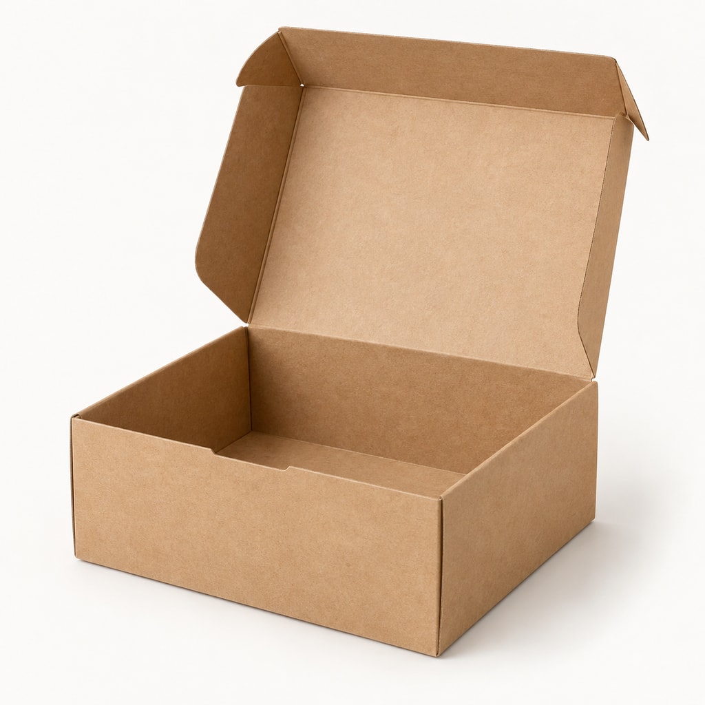 Boite pâtissière kraft hauteur 8 (pqt 50) (16x8)