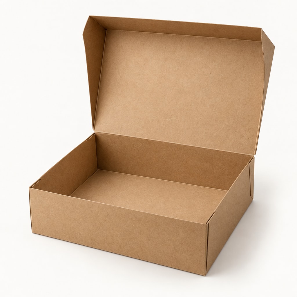 Boite pâtissière kraft hauteur 8 (pqt 25) (29x8)