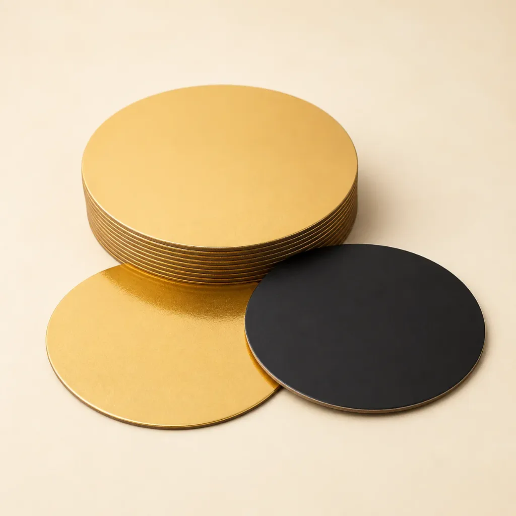 Rond Or/Noir (16cm)
