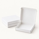 Boite pâtissière blanche hauteur 5 (pqt 50)