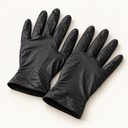 Gant nitril noir non poudré